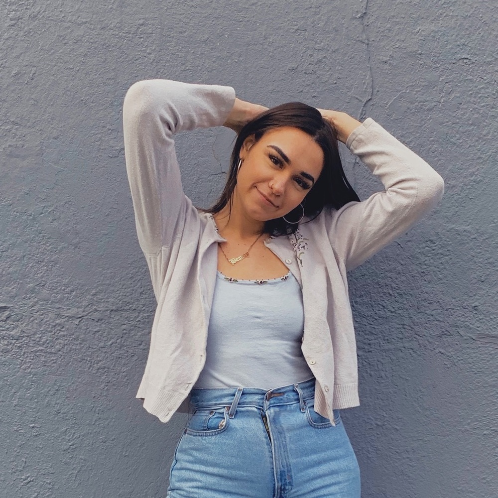 Cardigan cami sweater set